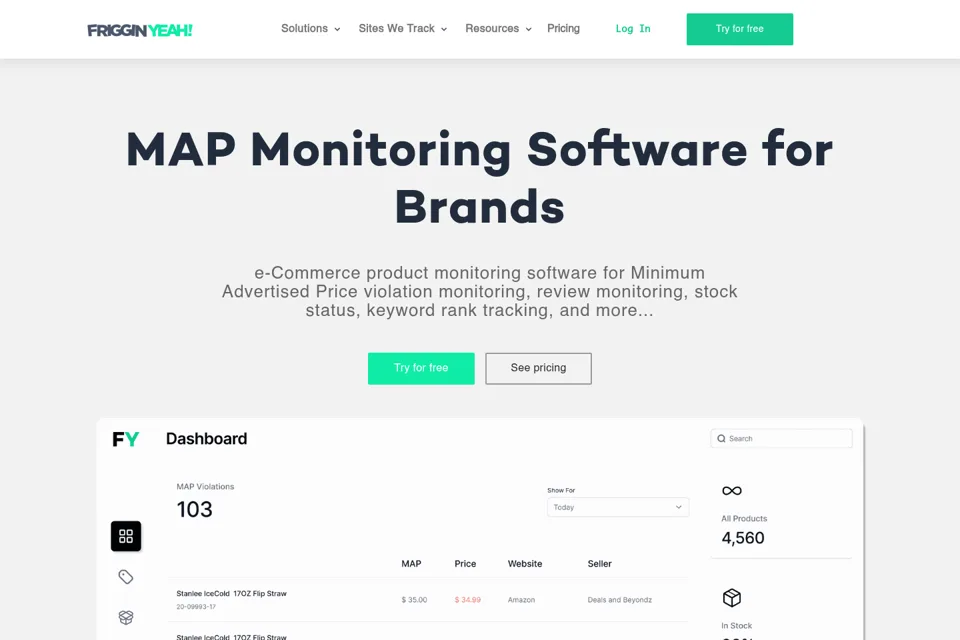 Landing page preview