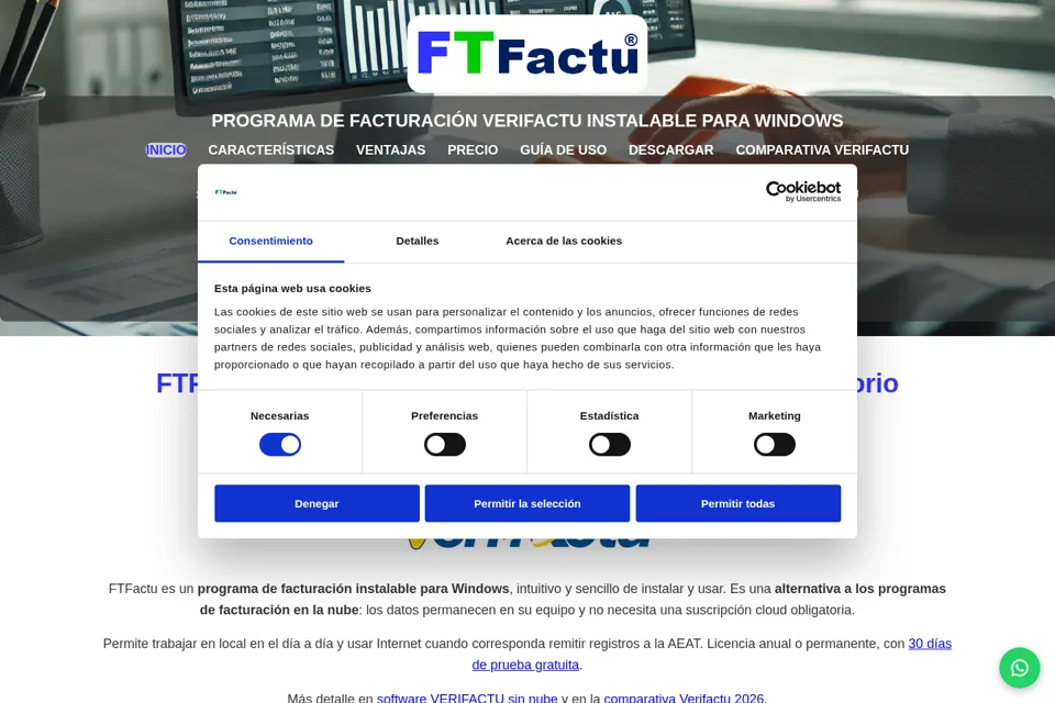 Landing page preview