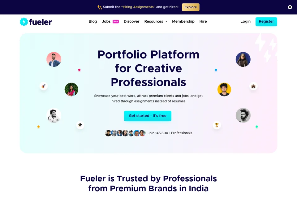Landing page preview
