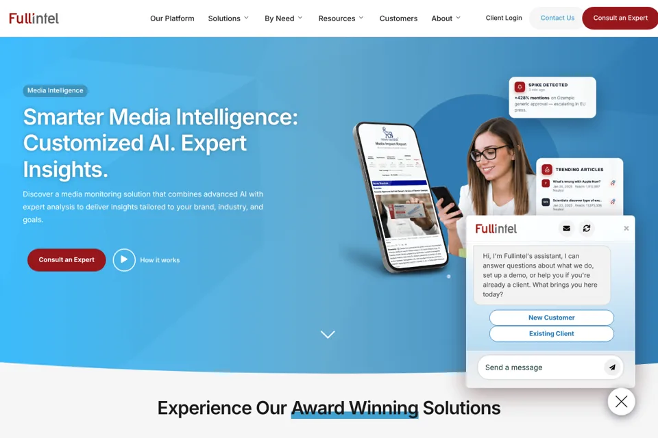 Landing page preview