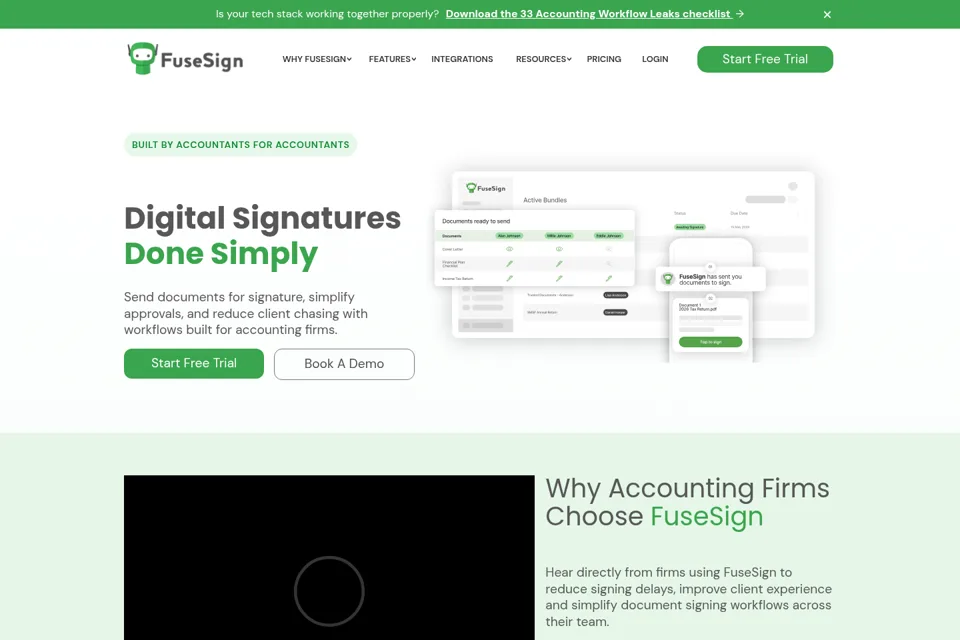 Landing page preview