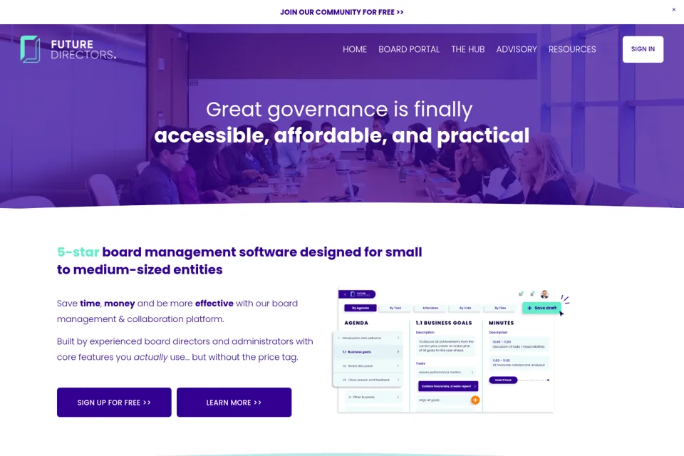 Landing page preview