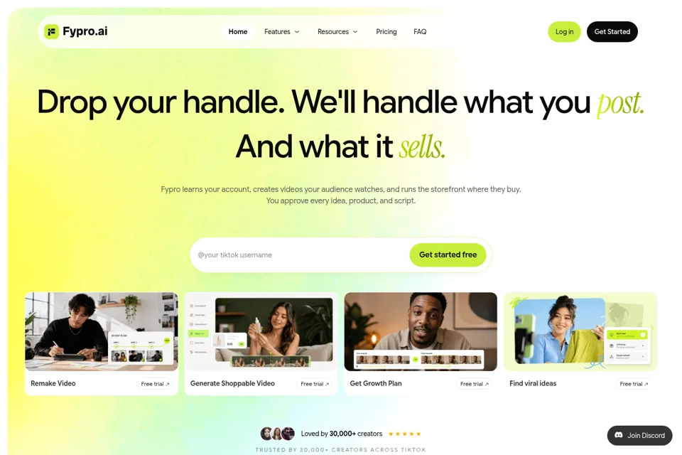 Landing page preview