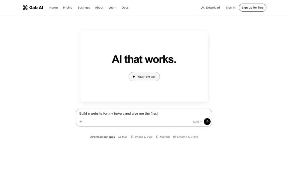 Landing page preview