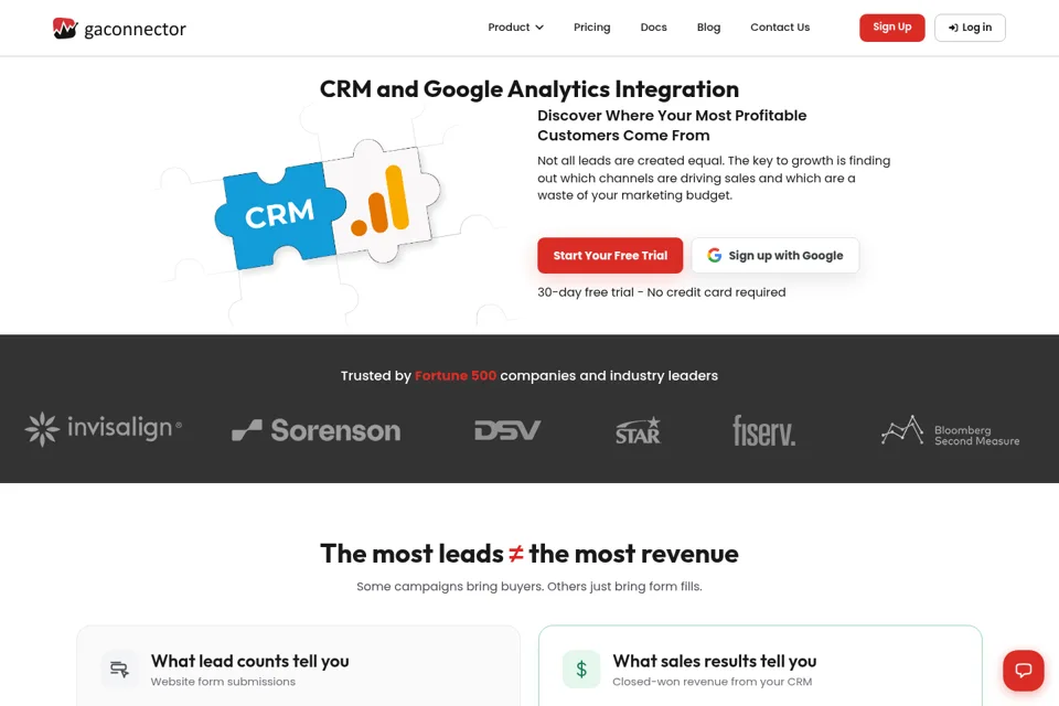 Landing page preview