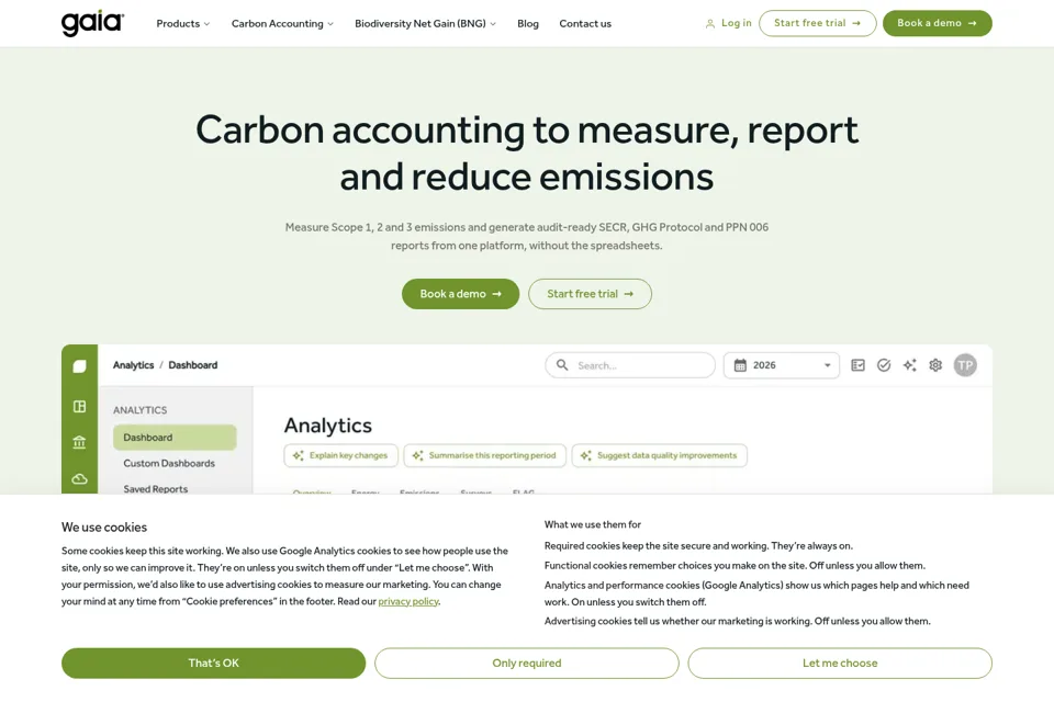 Landing page preview