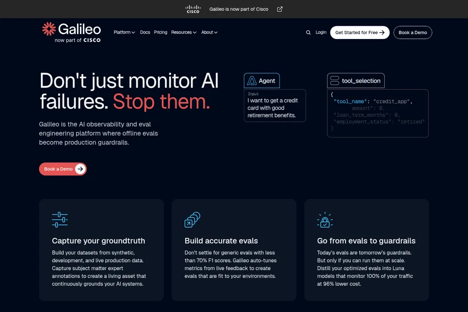 Landing page preview
