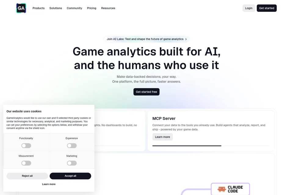 Landing page preview