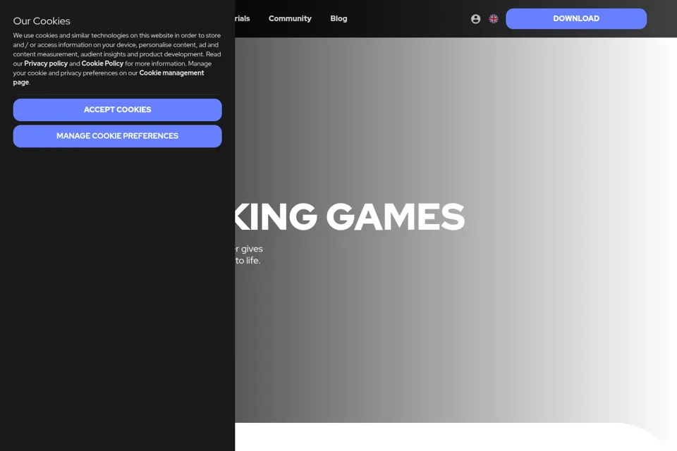 Landing page preview