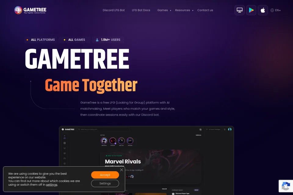 Landing page preview