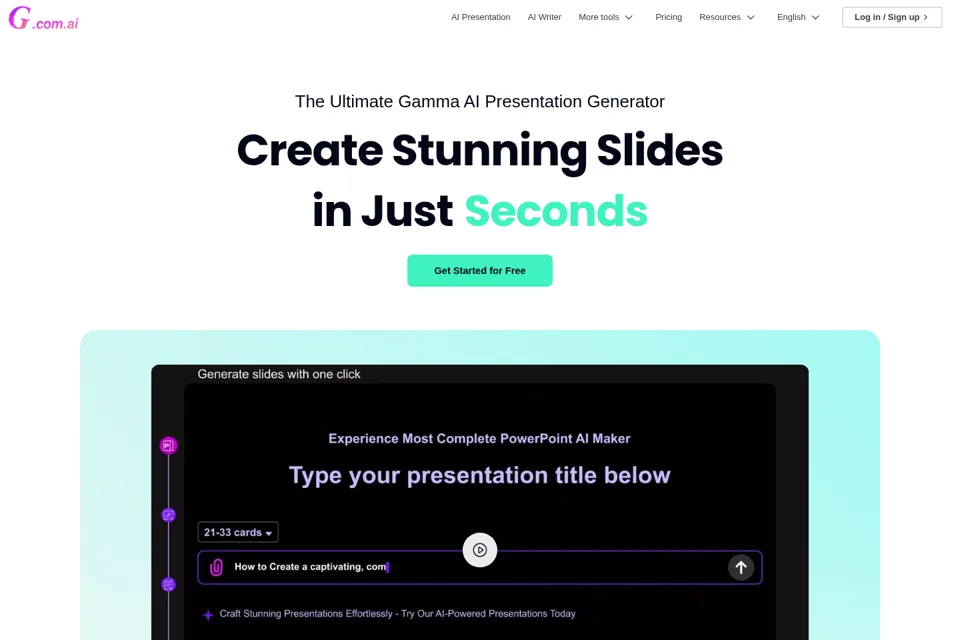 Landing page preview