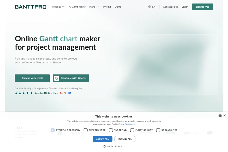 Landing page preview