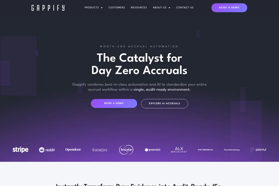 Landing page preview