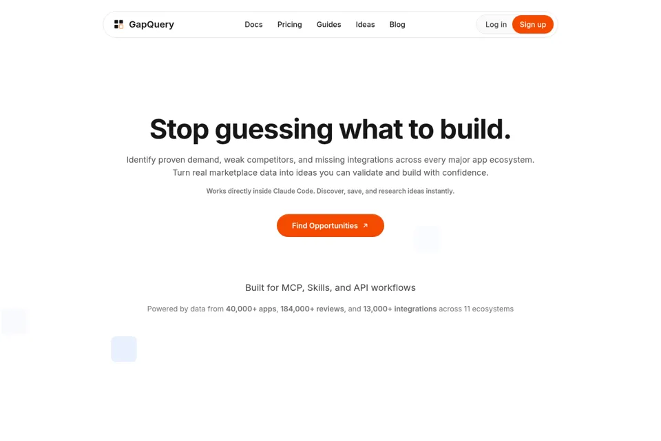Landing page preview