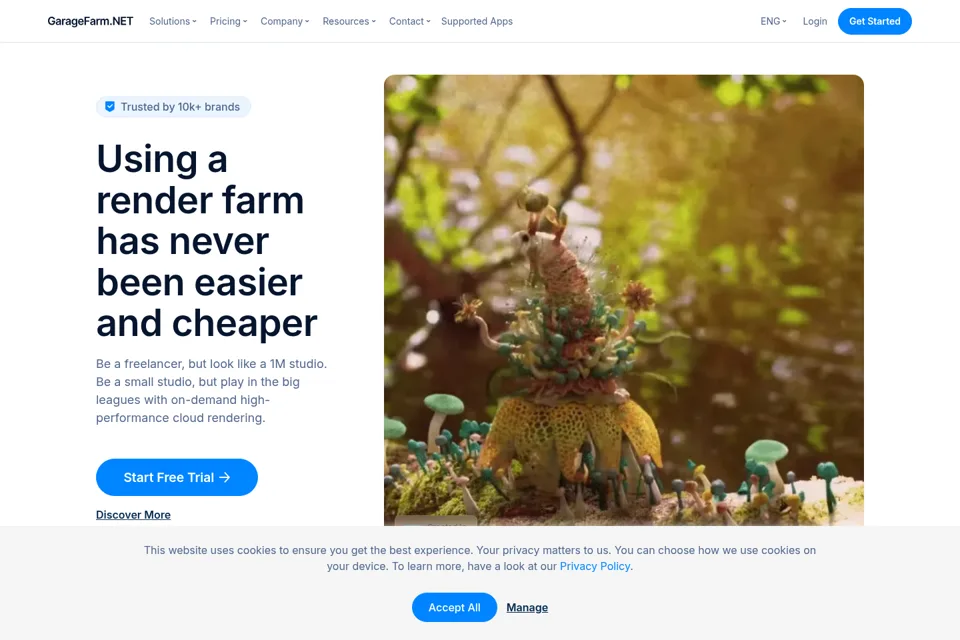 Landing page preview