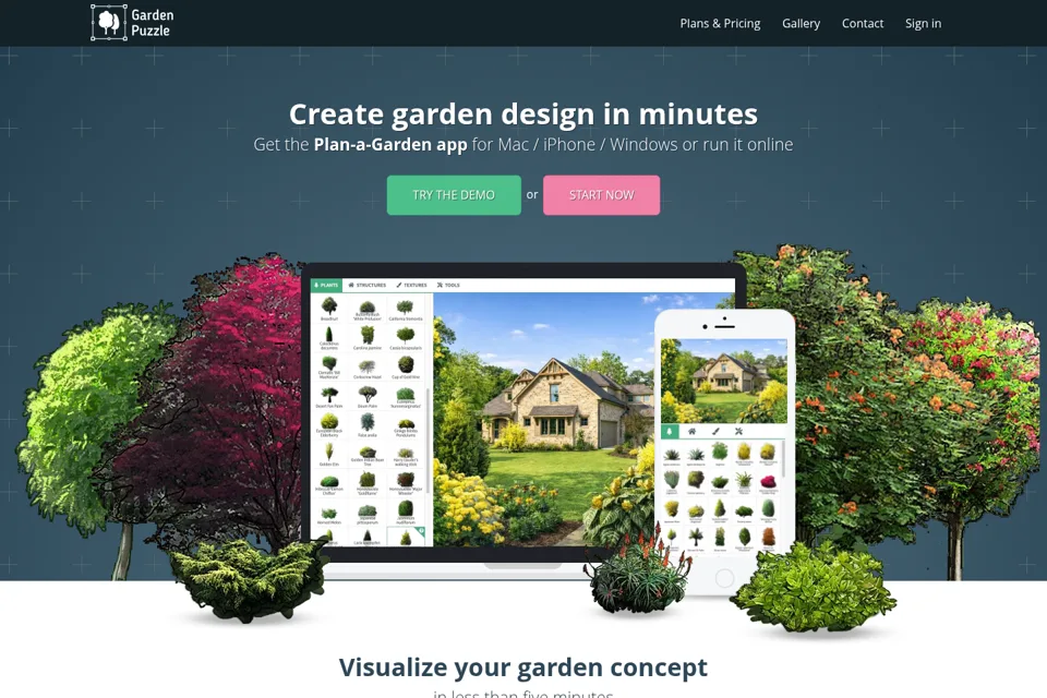 Landing page preview