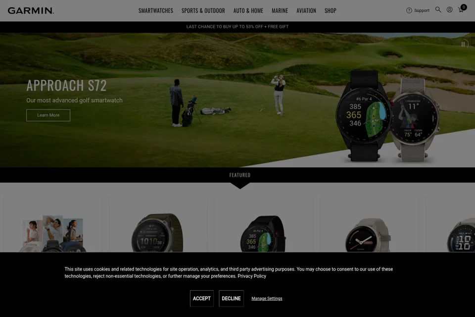 Landing page preview