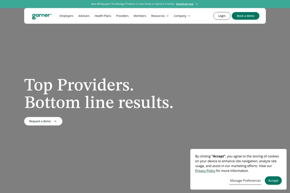 Landing page preview