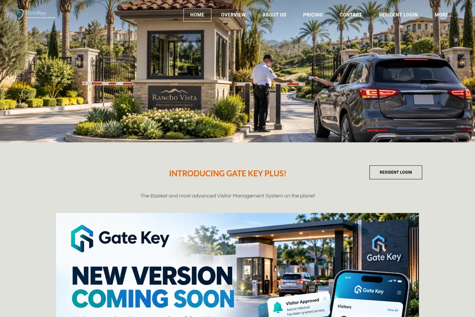Landing page preview