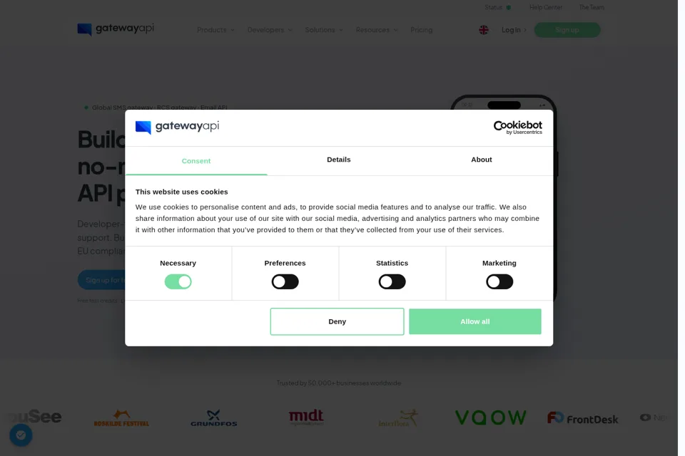Landing page preview