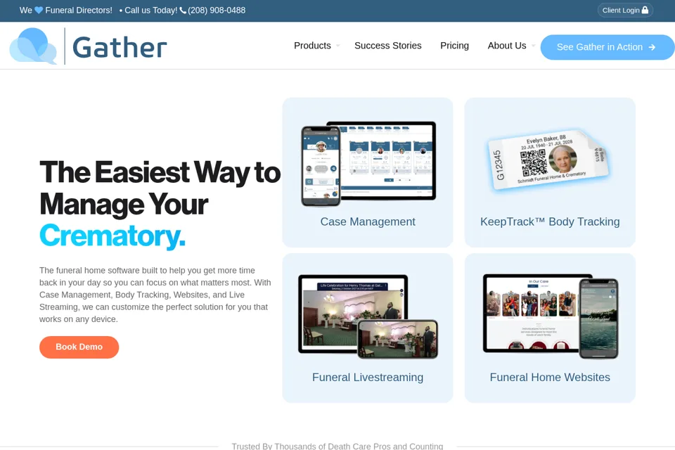 Landing page preview