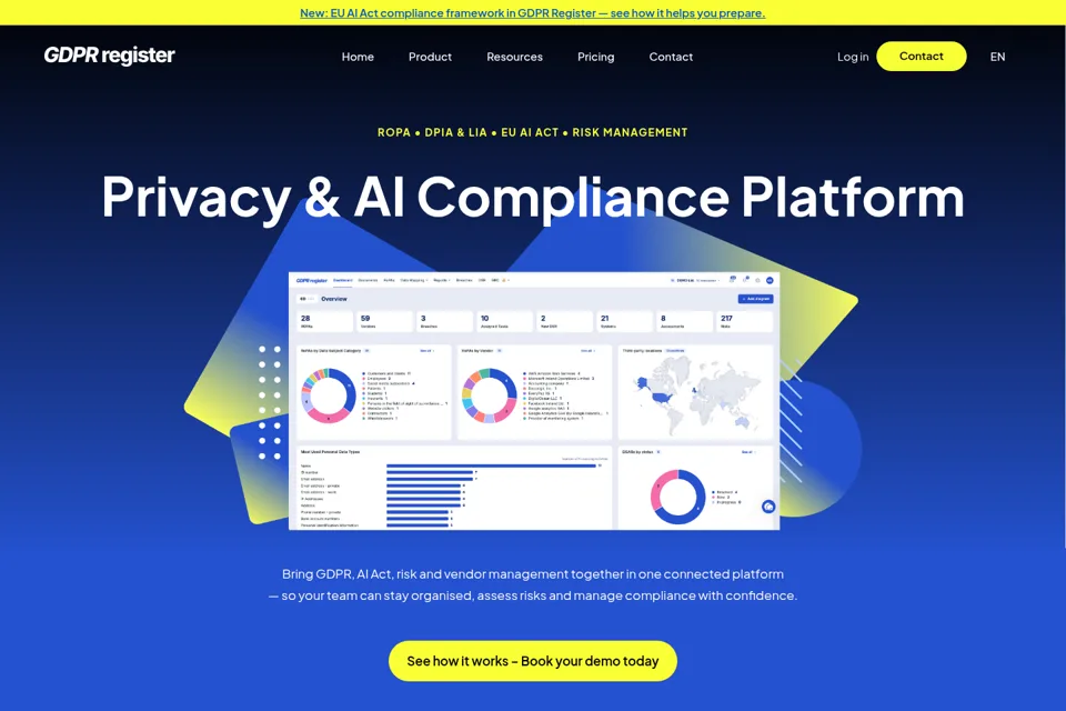 Landing page preview
