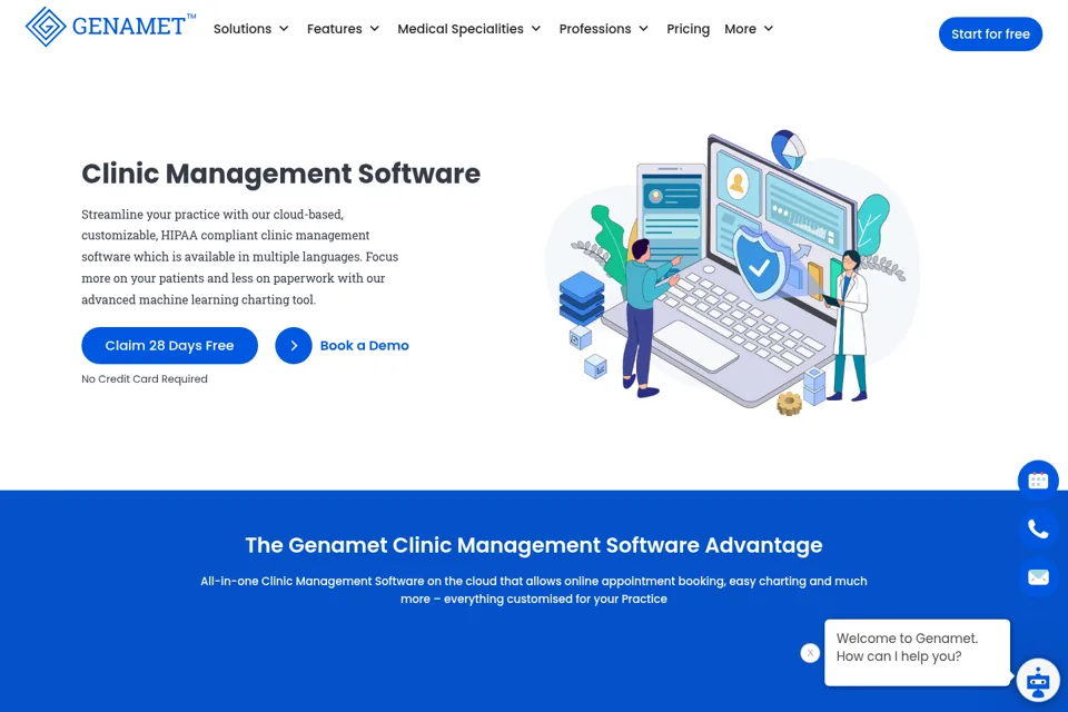 Landing page preview