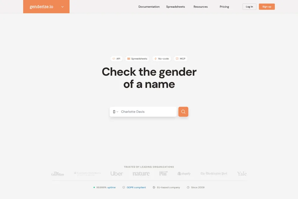 Landing page preview