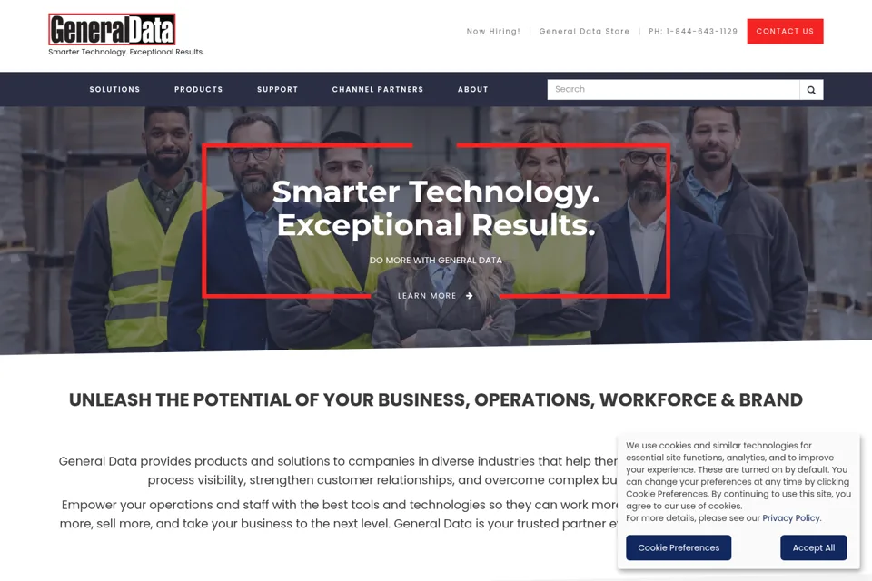 Landing page preview