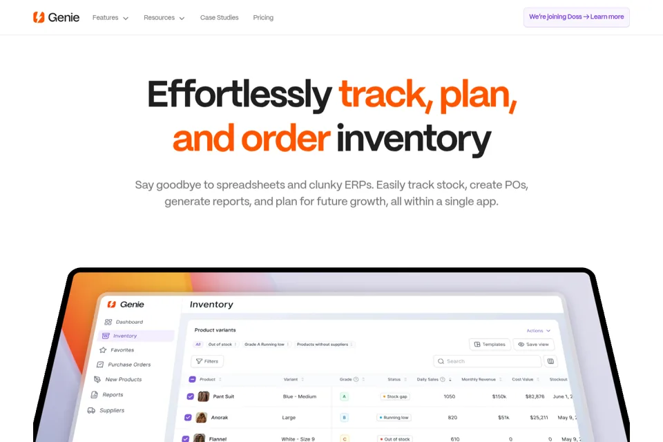 Landing page preview