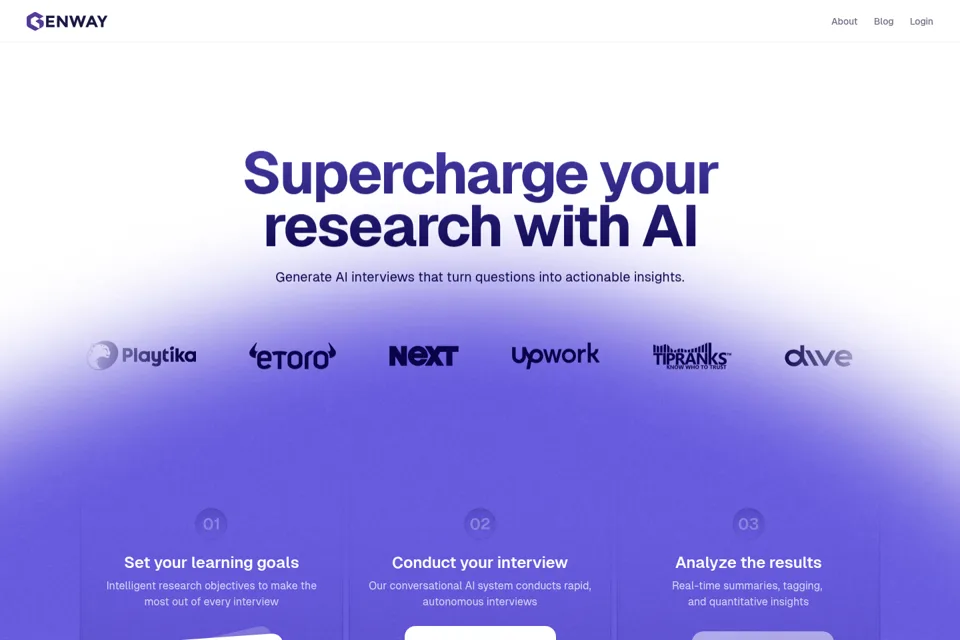 Landing page preview