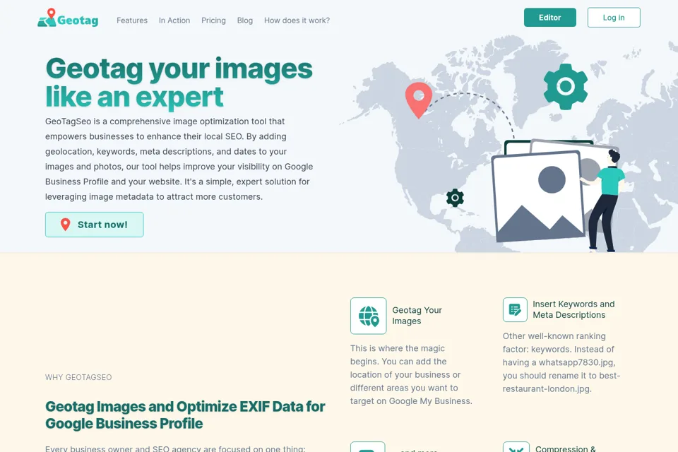 Landing page preview