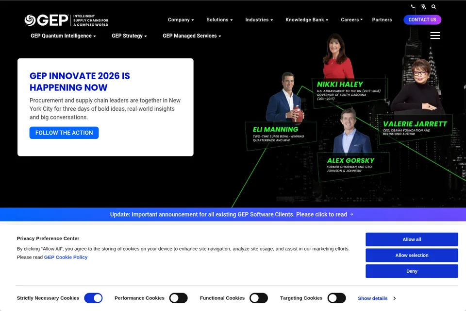 Landing page preview