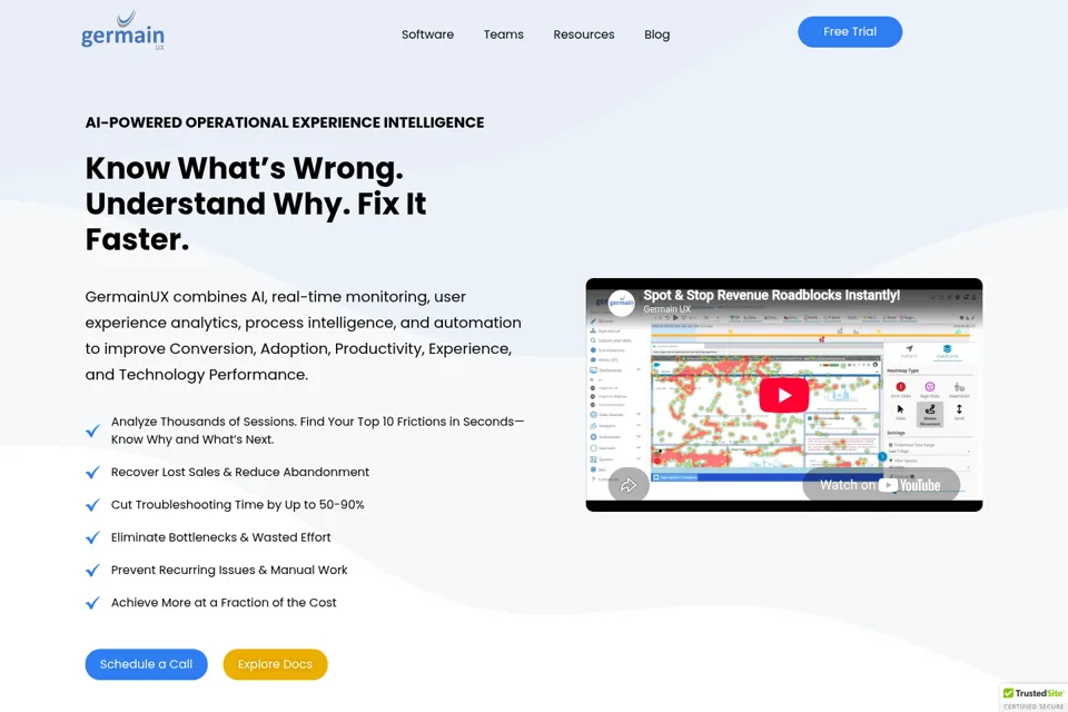 Landing page preview