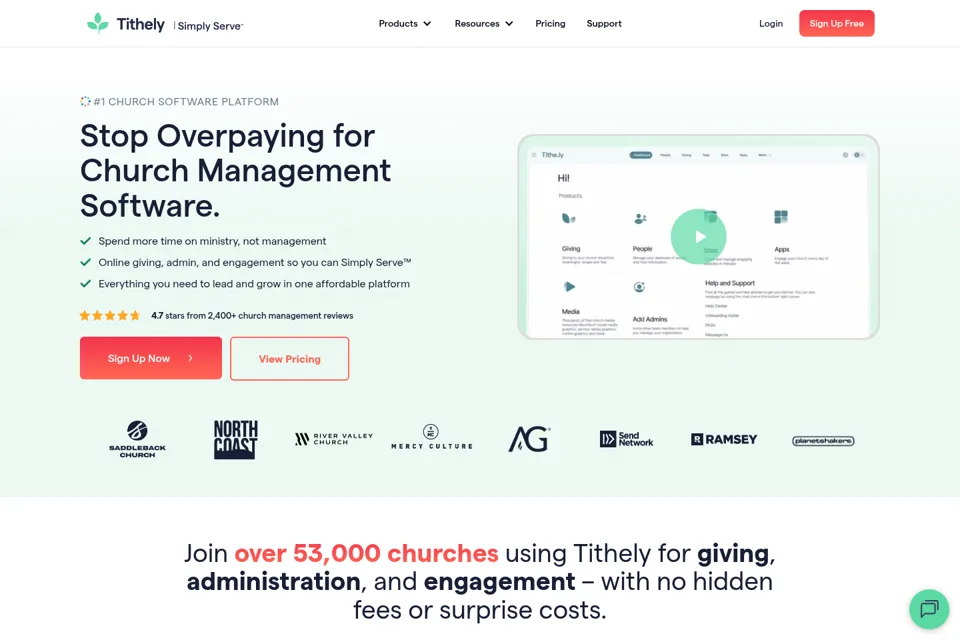 Landing page preview