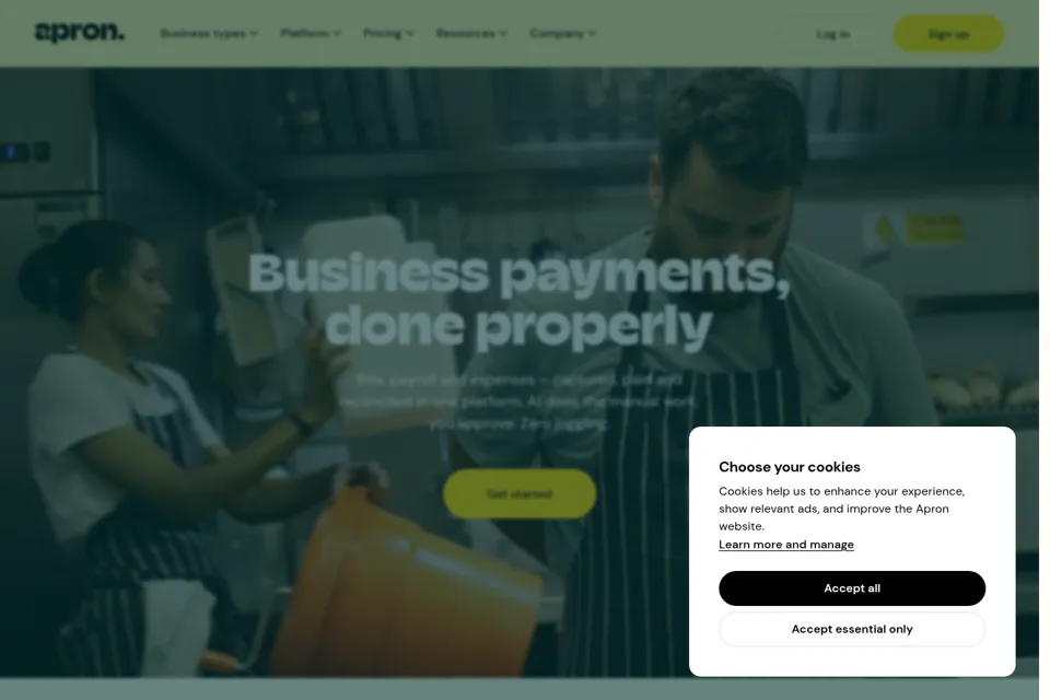 Landing page preview