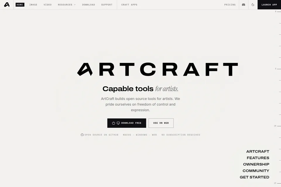 Landing page preview