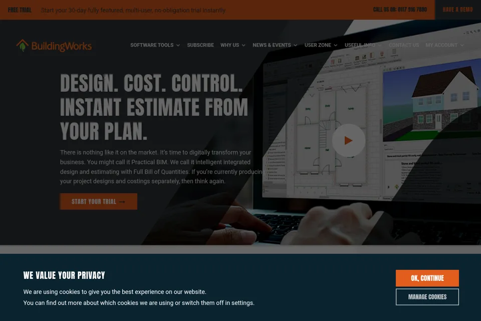 Landing page preview