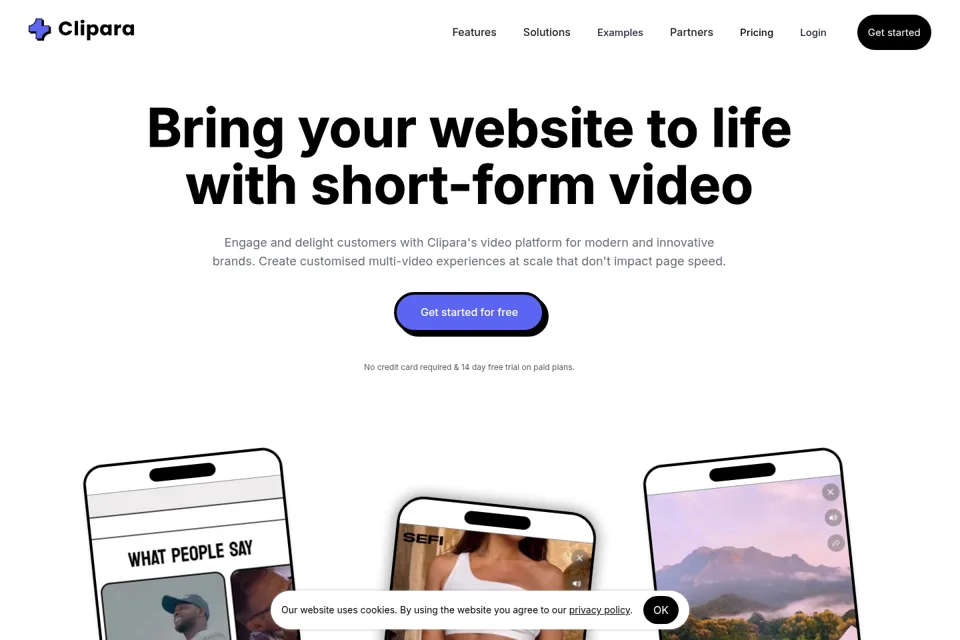 Landing page preview