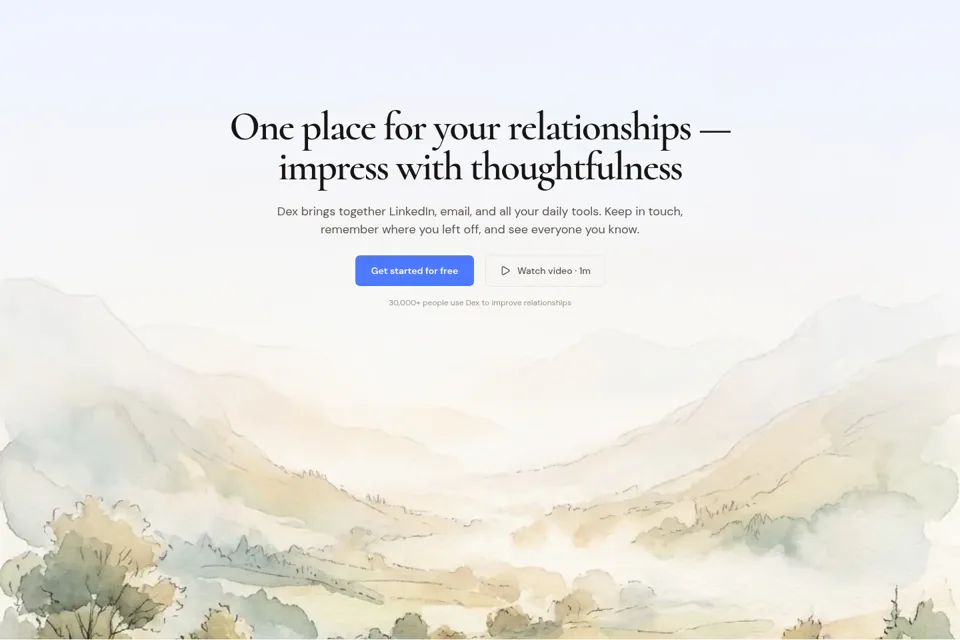 Landing page preview