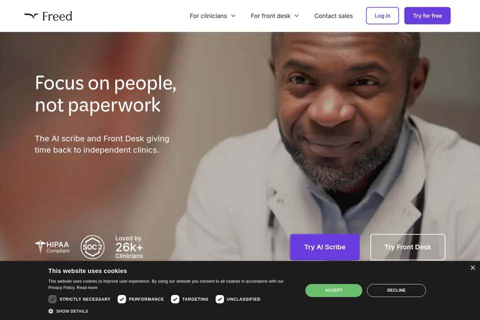 Landing page preview