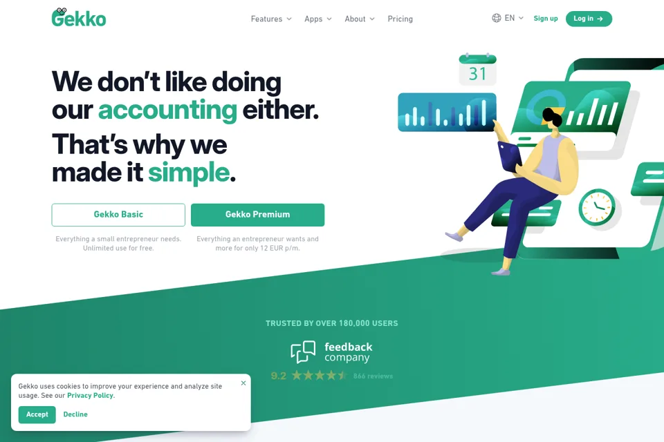 Landing page preview