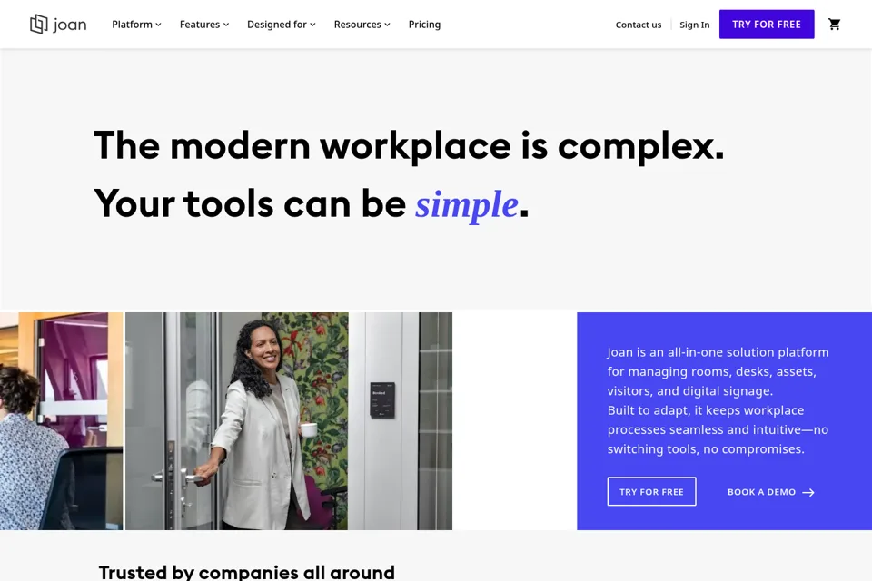 Landing page preview