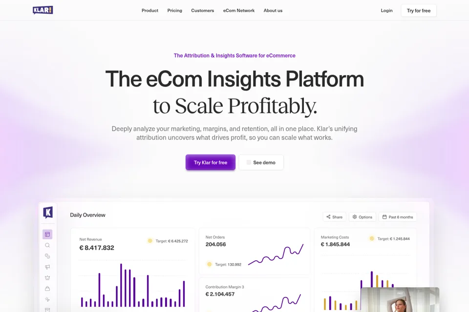 Landing page preview