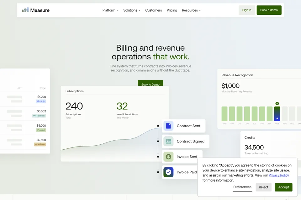 Landing page preview