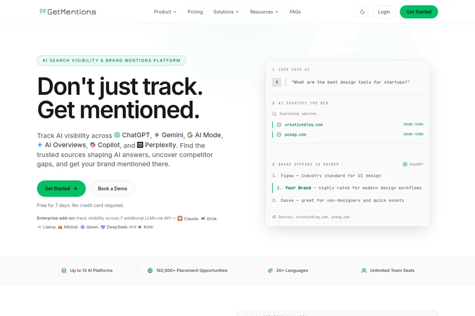 Landing page preview