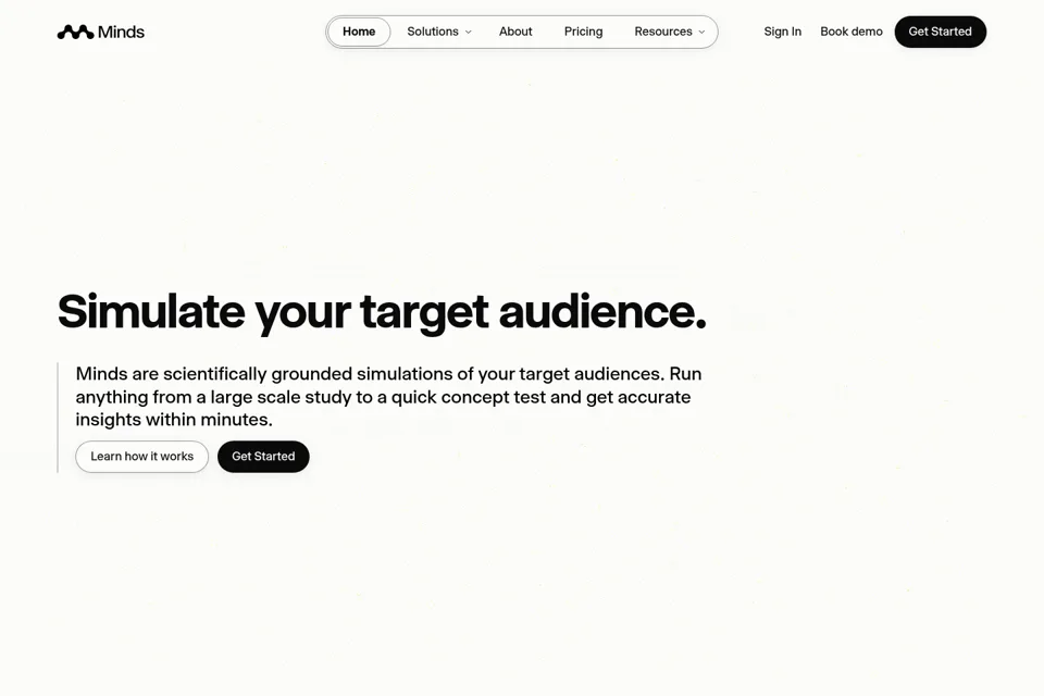 Landing page preview