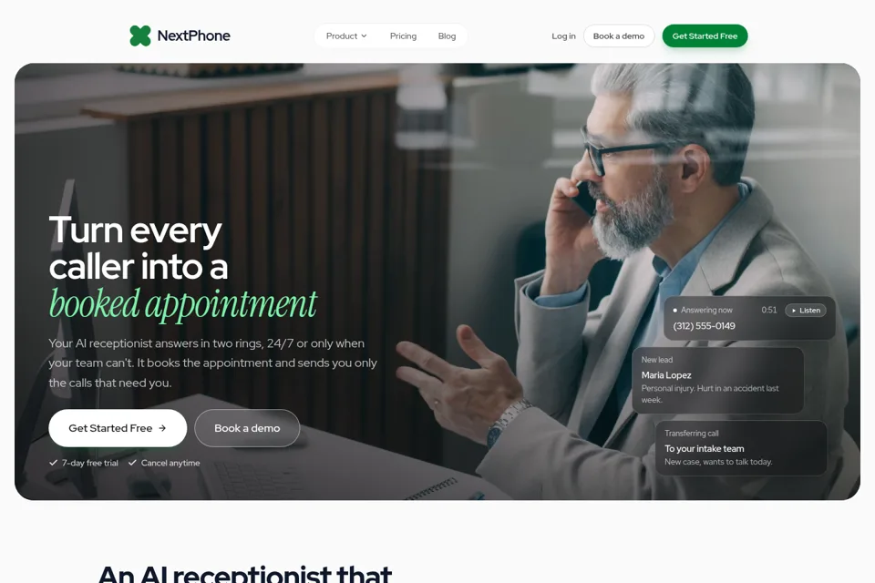 Landing page preview