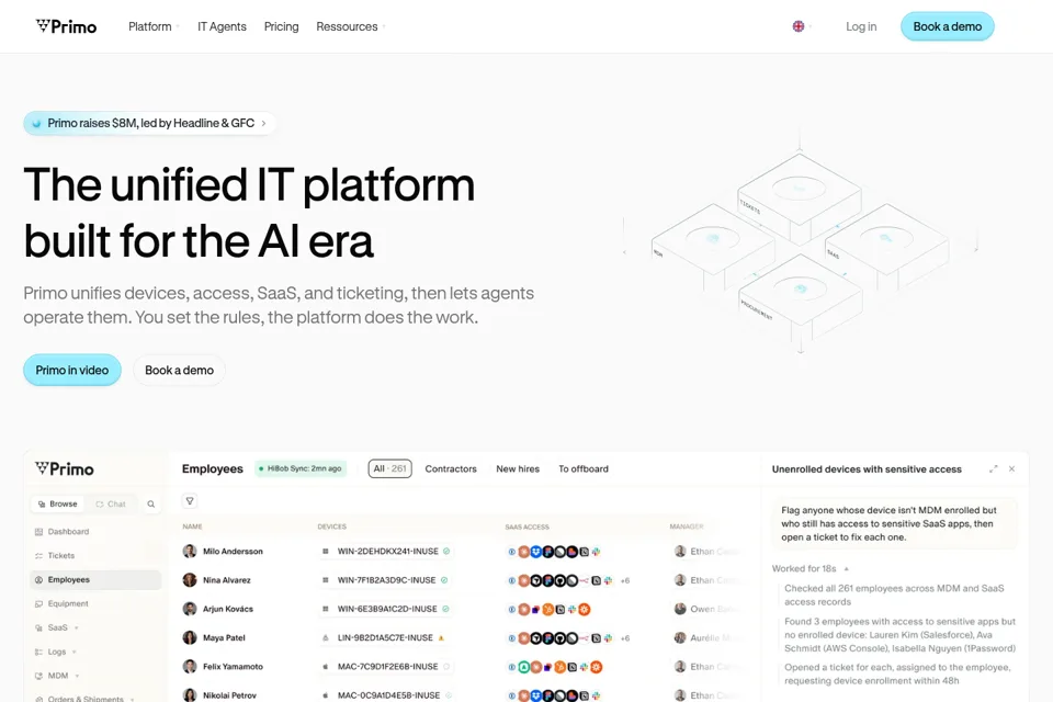 Landing page preview