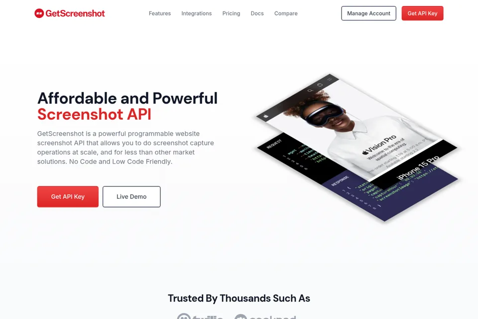 Landing page preview